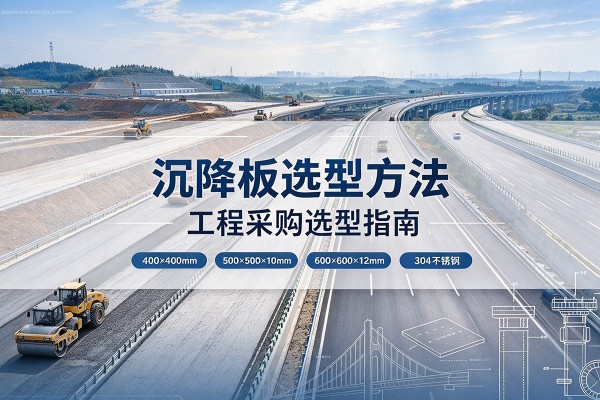 绿春沉降板选择方法